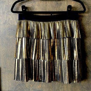 Pleated Mini Skirt